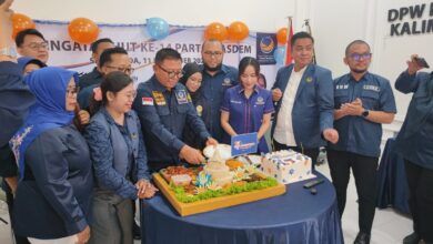 Rayakan HUT ke-14, DPW Partai NasDem Kaltim Gelar Syukuran dan Aksi Sosial