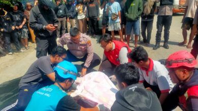 Kecelakaan lalu lintas tragis terjadi di Jalan KH. Wahid Hasyim II, Kota Samarinda, Jumat (26/12/2025) pagi