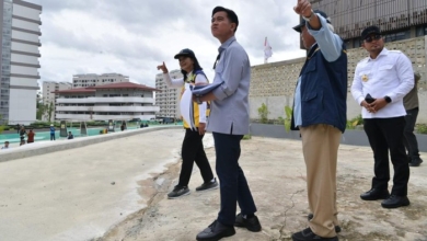 Gibran saat mengecek progres pembangunan di IKN. (Dok. Setwapres)