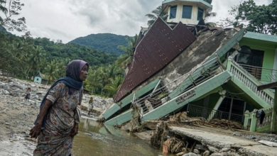kerusakan rumah akibat banjir Sumatera