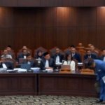 sidang MK Gibran - Ahli hukum Muhammad Rullyandi saat memberikan keterangan dalam persidangan sengketa ijazah di Mahkamah Konstitusi, Jakarta.